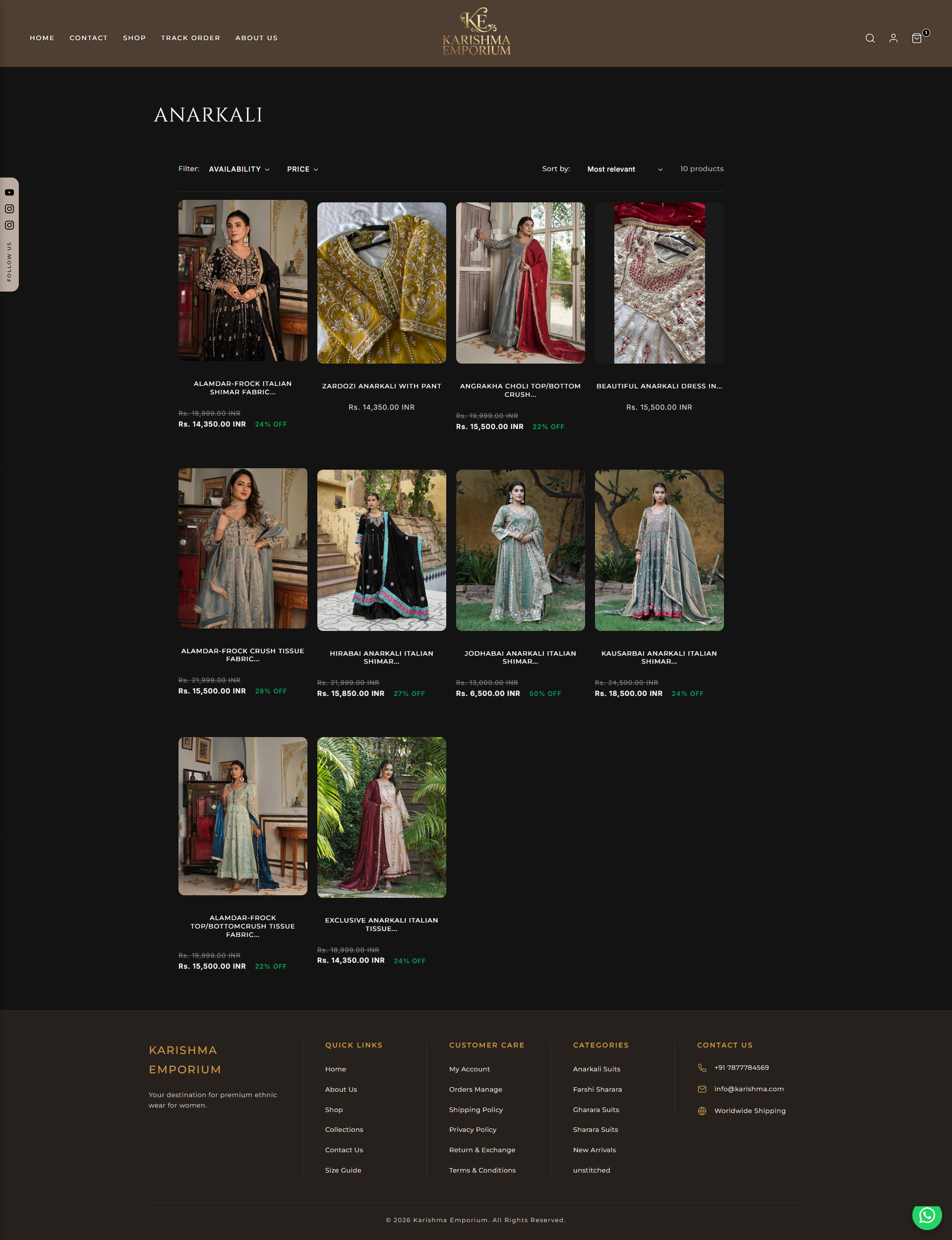 Collection Page
